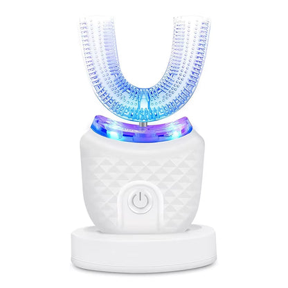 Revolutionary U-Shaped Wireless Charging Electric Toothbrush with Silicone Bristles for Effortless Oral Care