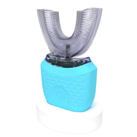 Revolutionary U-Shaped Wireless Charging Electric Toothbrush with Silicone Bristles for Effortless Oral Care